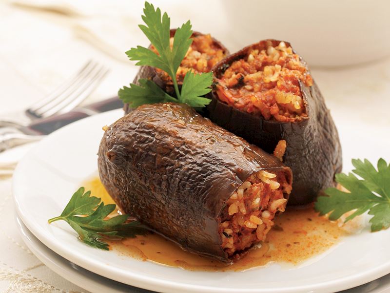 Kuru Patlıcan Dolma